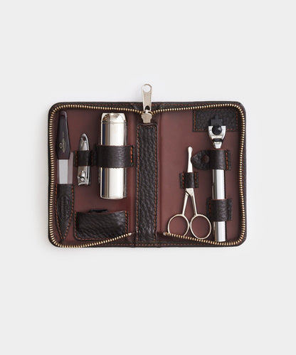 Todd Snyder F. Hammann Shaving Kit - Brown