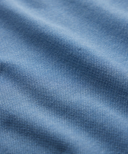 Todd Snyder Fine Pique Polo - Sail Blue