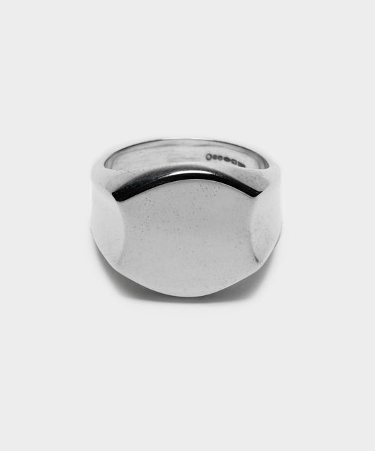 Todd Snyder Foundwell Gable Signet Ring - Silver