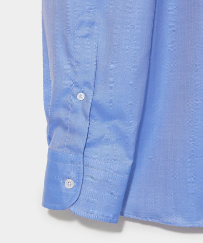 Todd Snyder Hamilton + Todd Snyder Cotton Oxford Spread Collar Dress Shirt - Blue