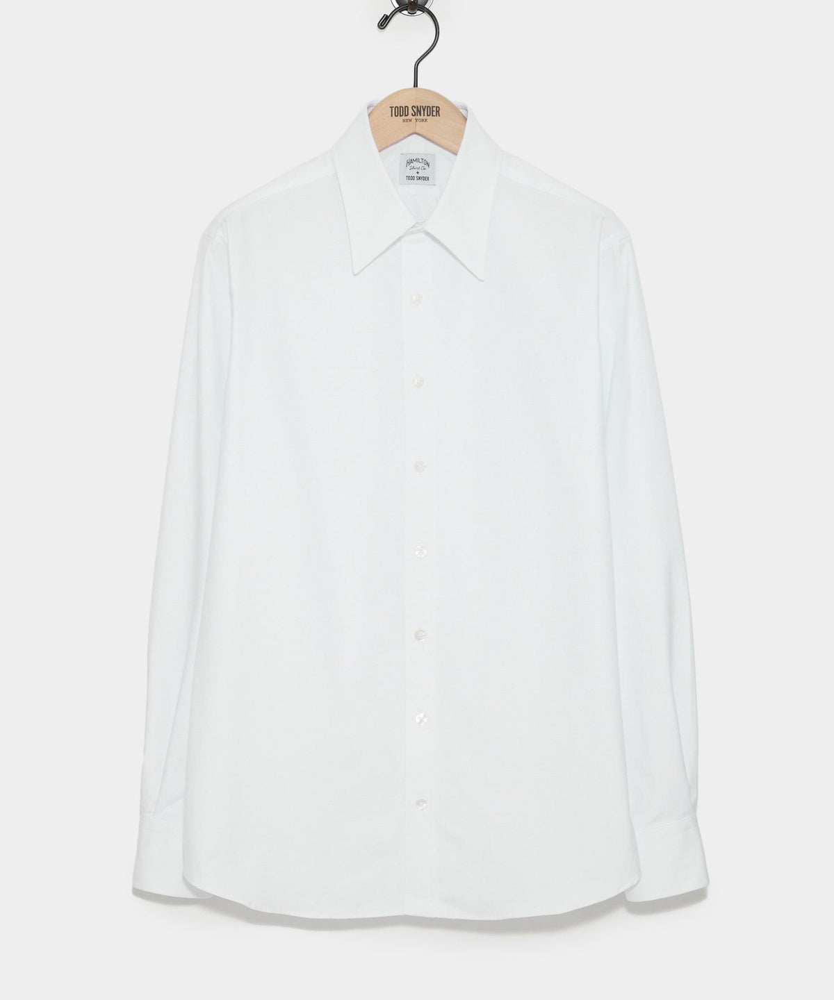 Todd Snyder Hamilton + Todd Snyder Long Point Collar Shirt - White