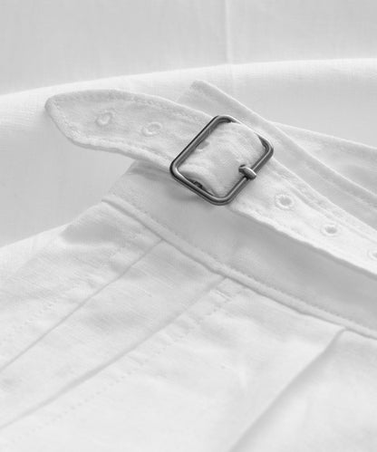 Todd Snyder Irish Linen Gurkha Trouser - White