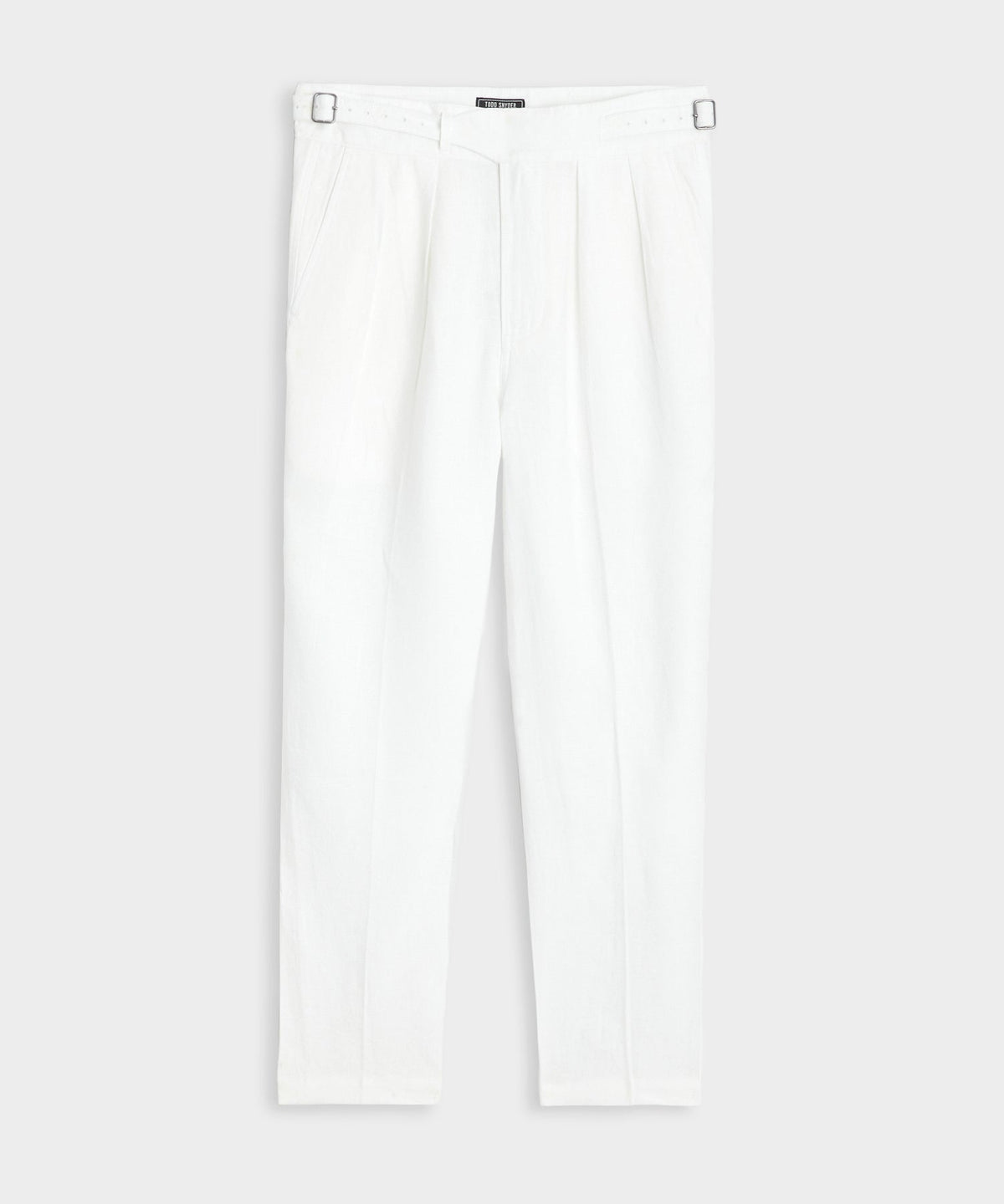 Todd Snyder Irish Linen Gurkha Trouser - White