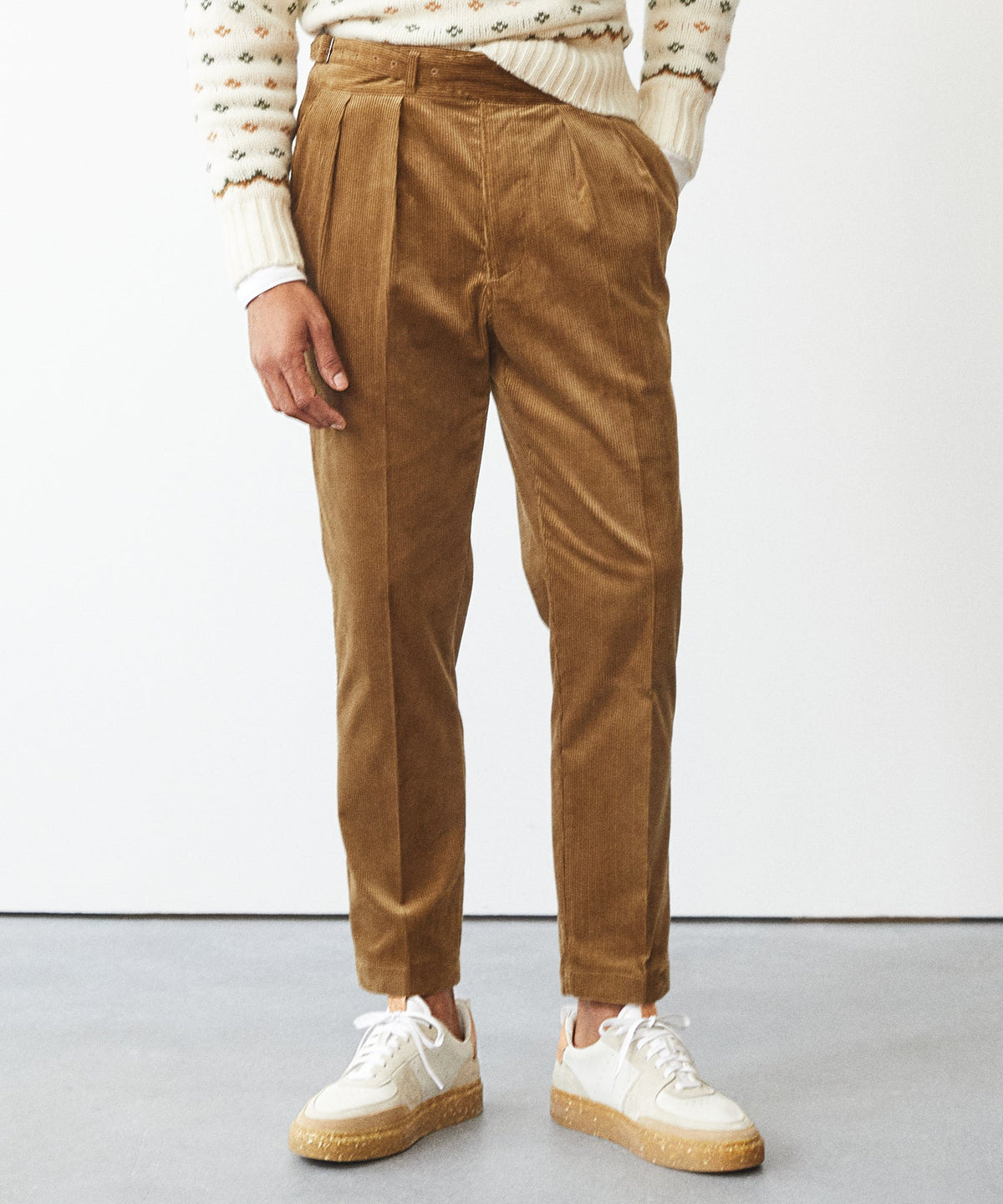 Todd Snyder Italian Corduroy Gurkha Trouser - KHAKI