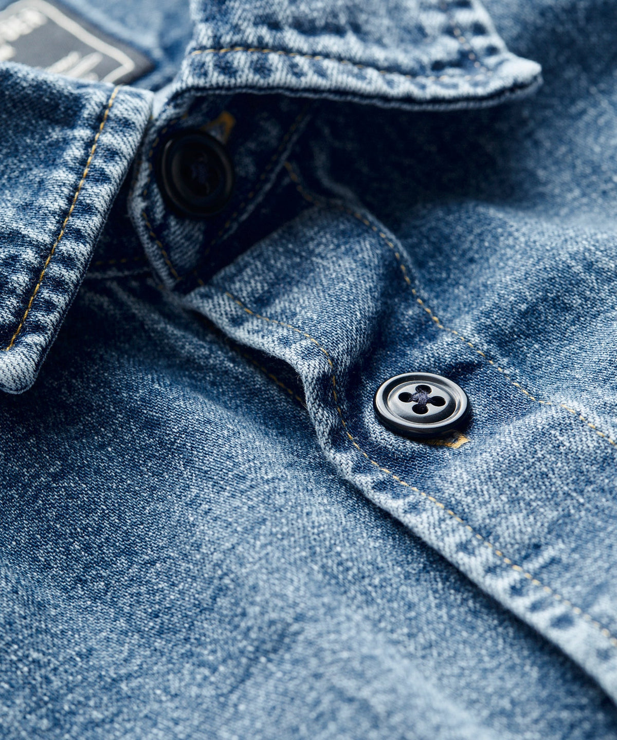 Todd Snyder Italian Denim Overshirt - Medium Indigo