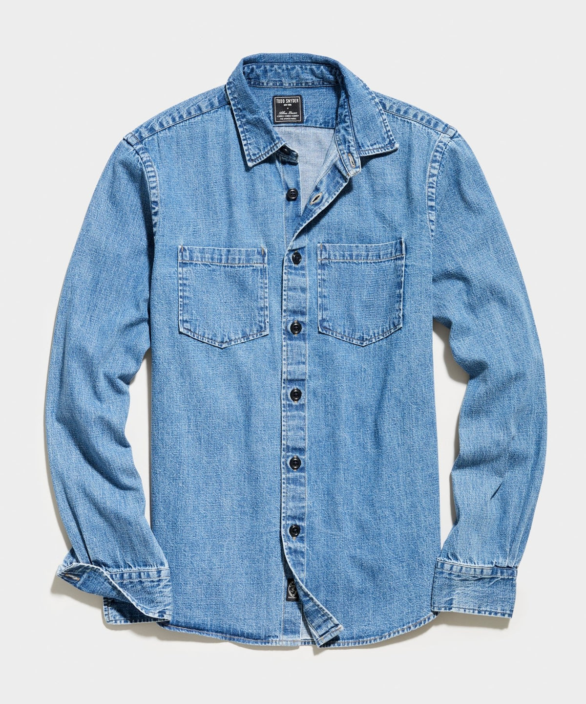 Todd Snyder Italian Denim Overshirt - Medium Indigo