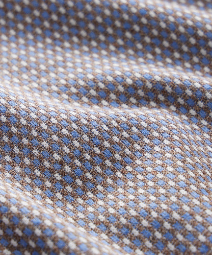 Todd Snyder Jacquard Montauk Polo - Sail Blue