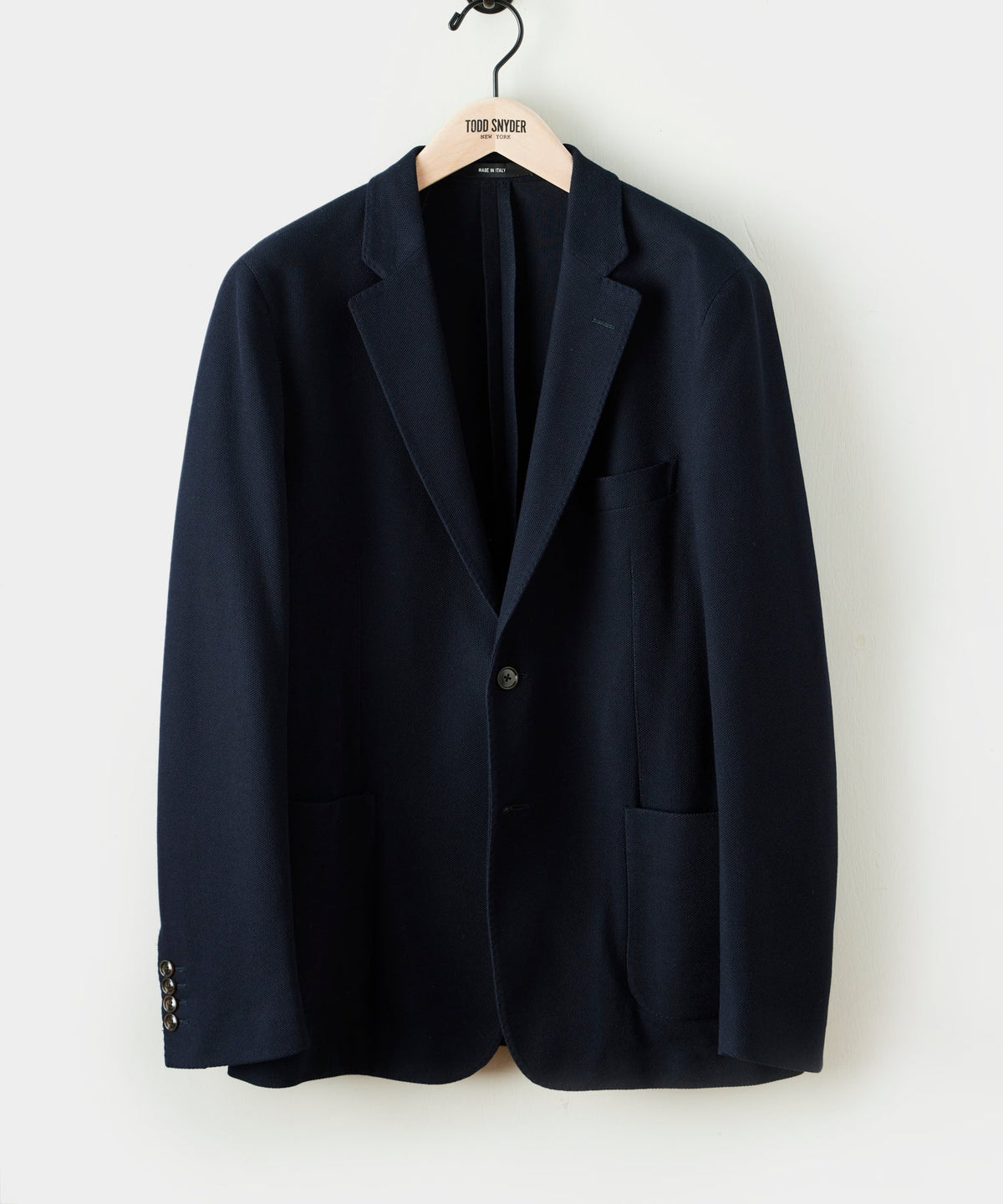 Todd Snyder Italian Knit Sport Coat - Navy