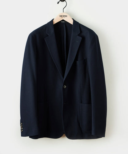 Todd Snyder Italian Knit Sport Coat - Navy