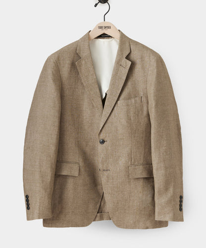 Todd Snyder Italian Linen Sutton Jacket - Safari Tan|SAND