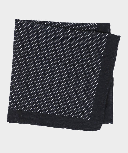 Todd Snyder Italian Micro Dot Pocket Square - Navy