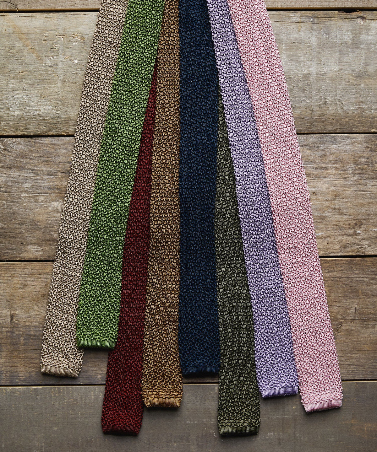 Todd Snyder Italian Silk Knit Tie - Navy