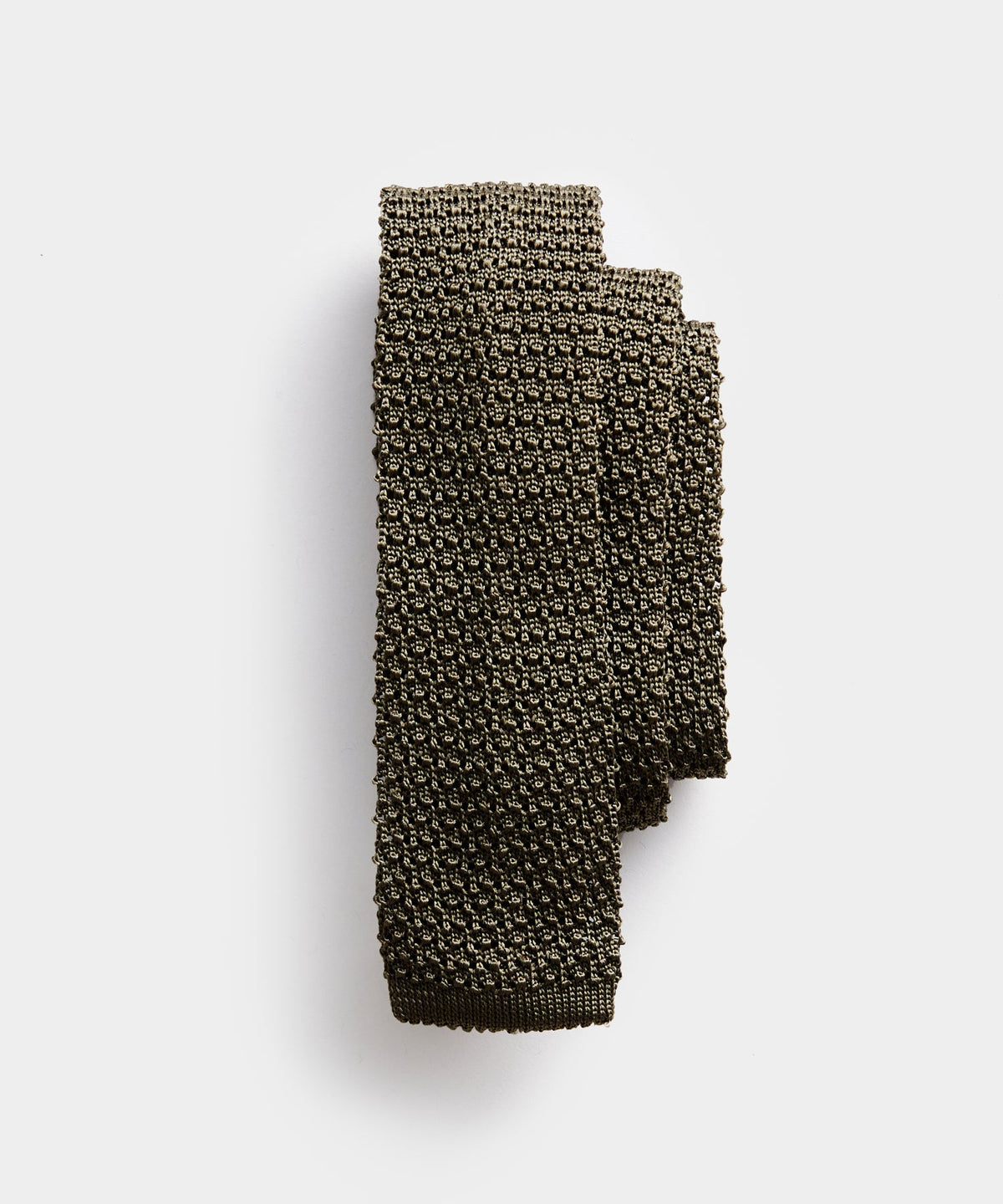 Todd Snyder Italian Silk Knit Tie - Olive