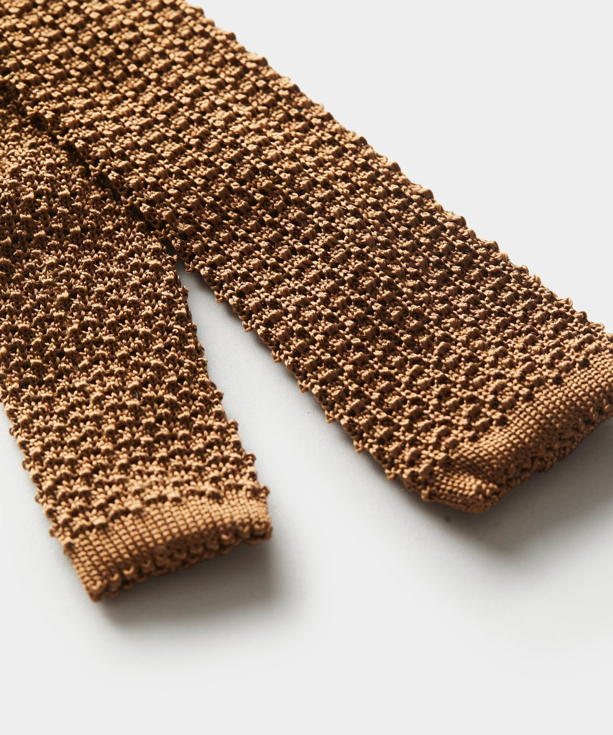 Todd Snyder Italian Silk Knit Tie - Tobacco