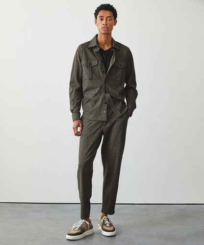 Todd Snyder Knit Twill Utility Shirt - Black