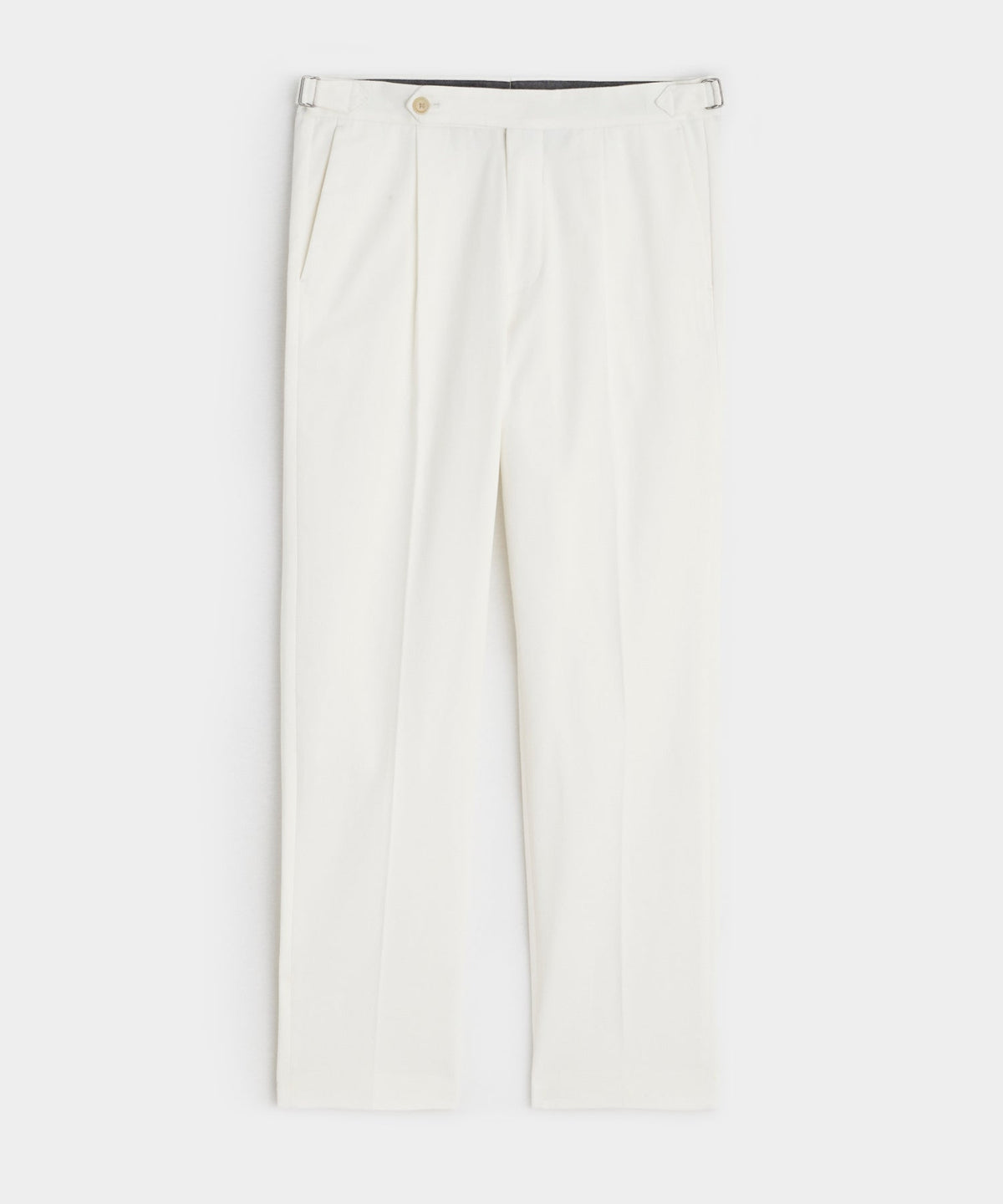 Todd Snyder Lightweight Cotton Side Tab Trouser - White