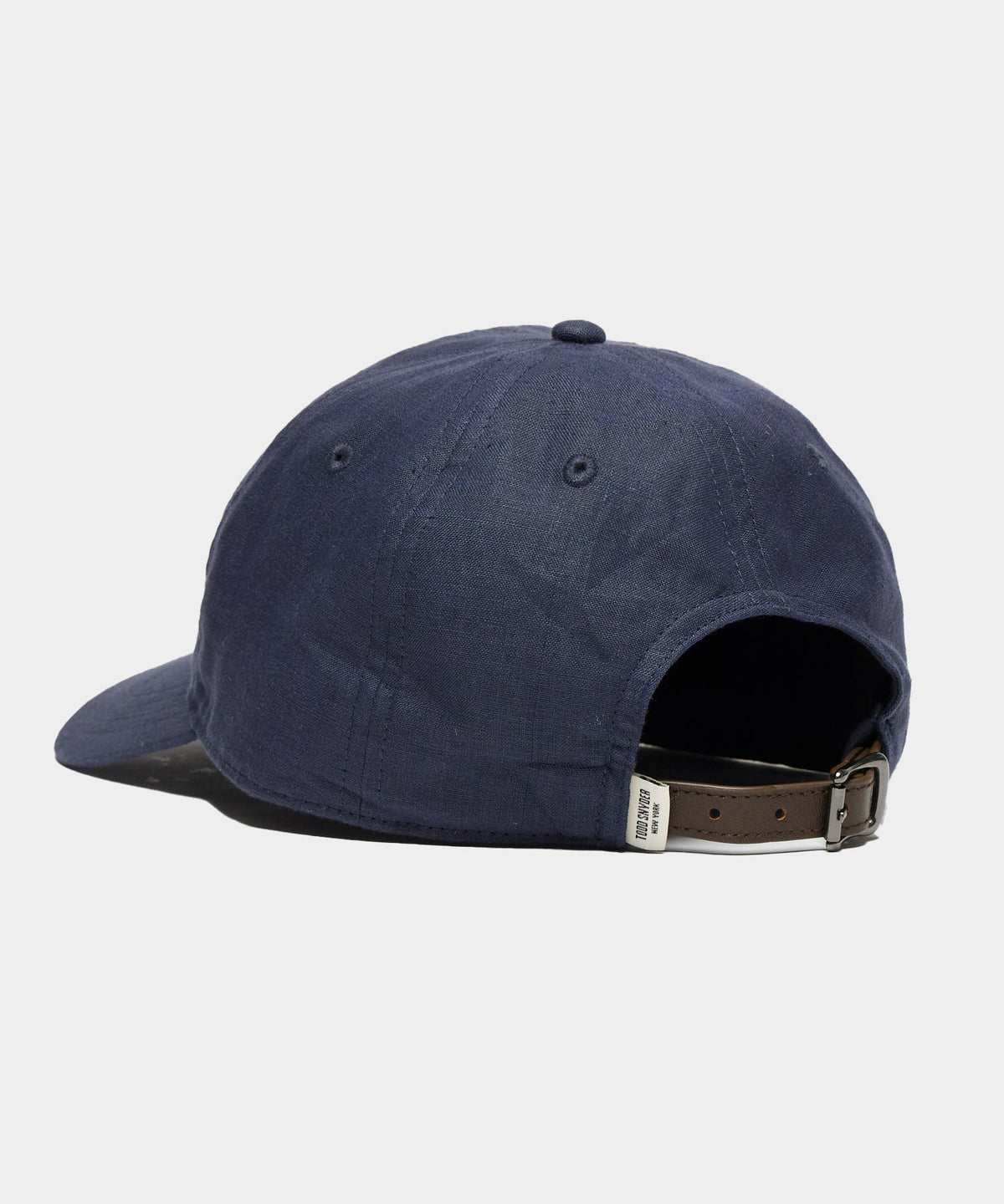 Todd Snyder Linen Baseball Cap - Navy