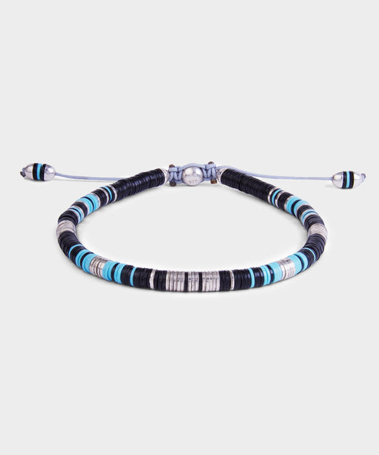 Todd Snyder Maor Rizon Bracelet Black/Blue Mix - Blue