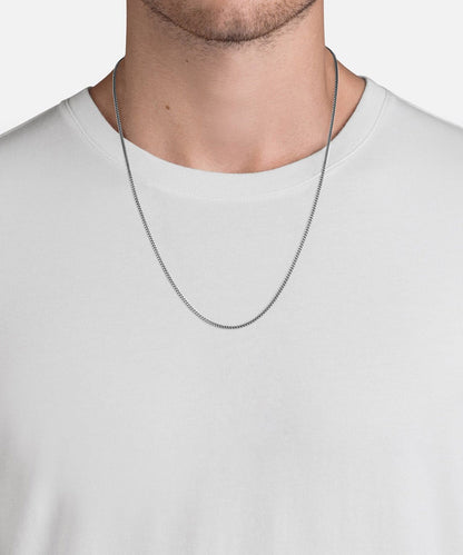Todd Snyder Miansai Sterling Silver Cuban Chain - Silver