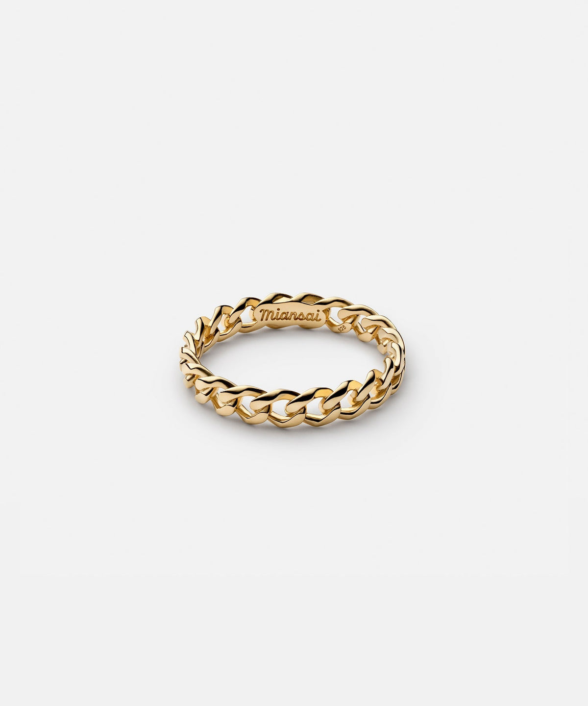 Todd Snyder Miansai Cuban Link Ring - Gold