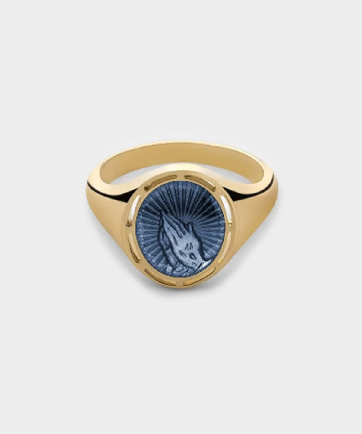 Todd Snyder Miansai Gold Vermeil Divini Ring with Enamel - Gold