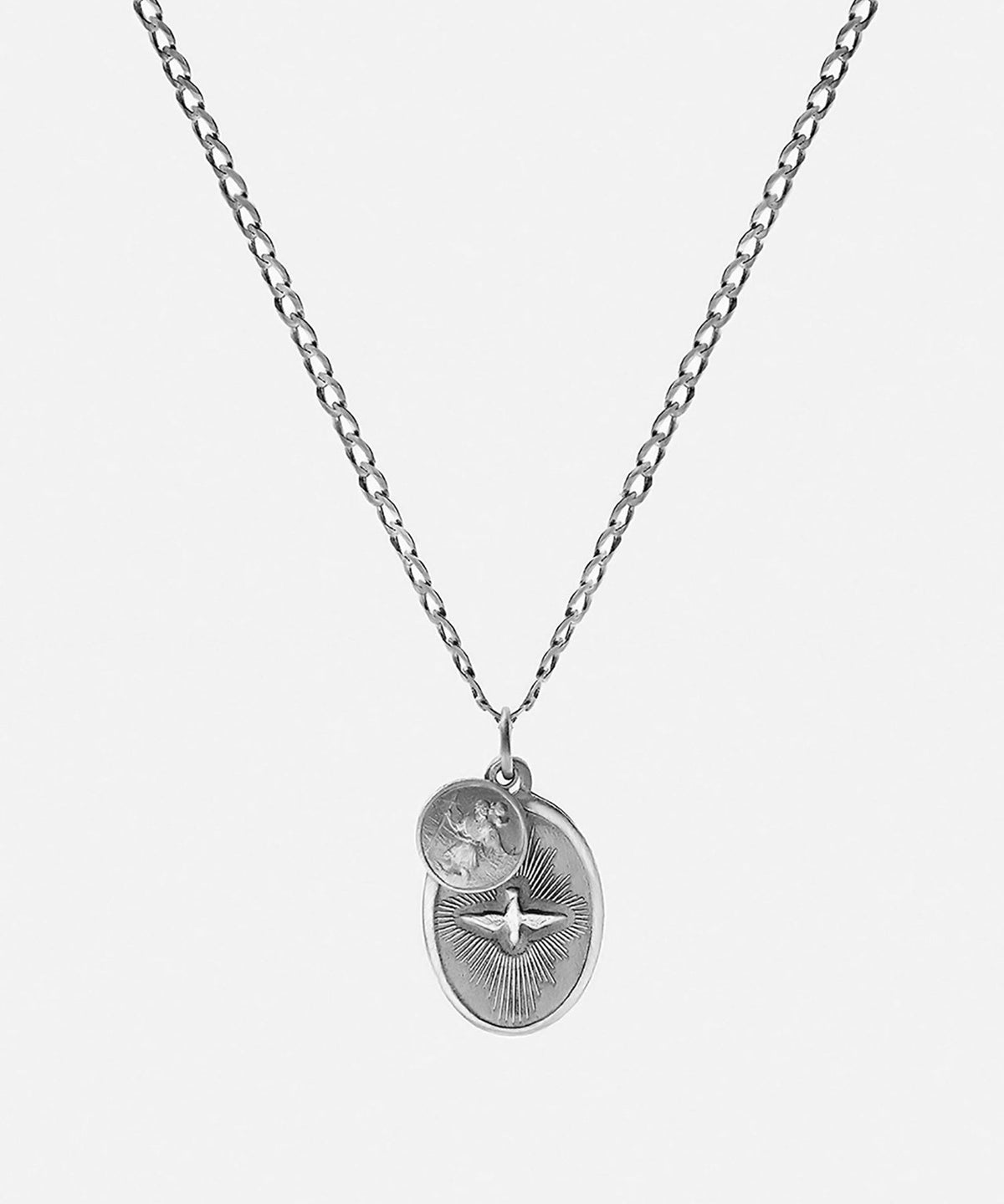 Todd Snyder Miansai Dove Pendant Necklace - Silver