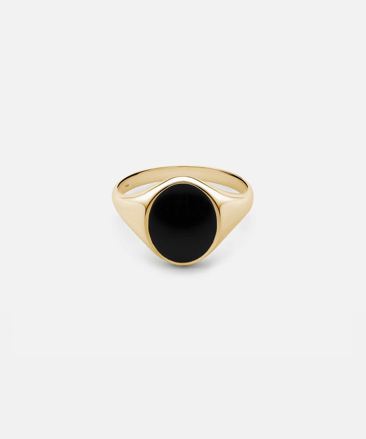 Todd Snyder Miansai Gold Vermeil Heritage Ring - Black