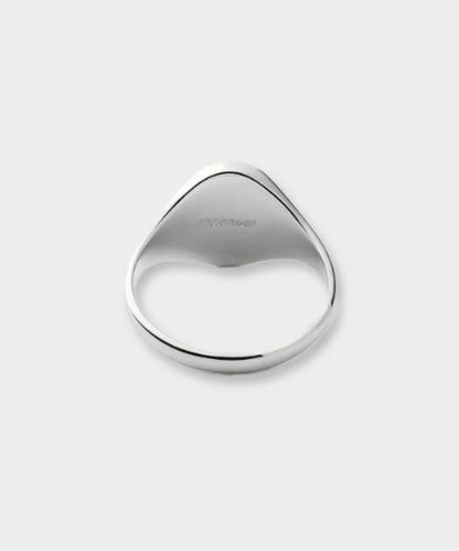 Todd Snyder Miansai Sterling Silver Heritage Ring with Enamel - Silver