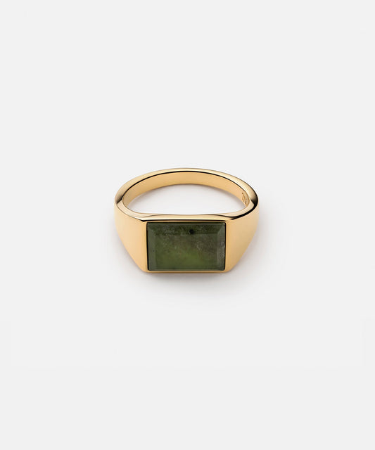 Todd Snyder Miansai Lennox Ring Gold Vermeil - GOLD