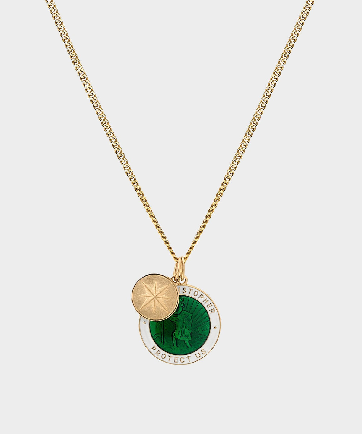 Todd Snyder Miansai Saint Christopher Surf Necklace - Gold