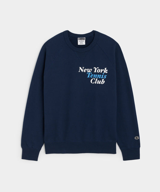 Todd Snyder Champion New York Tennis Club Crewneck - Classic Navy