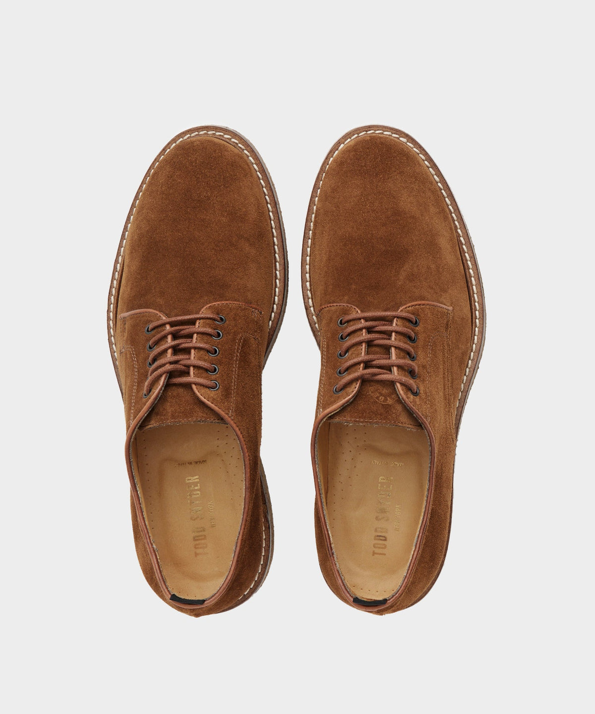 Todd Snyder Nomad Derby Shoe - Tobacco