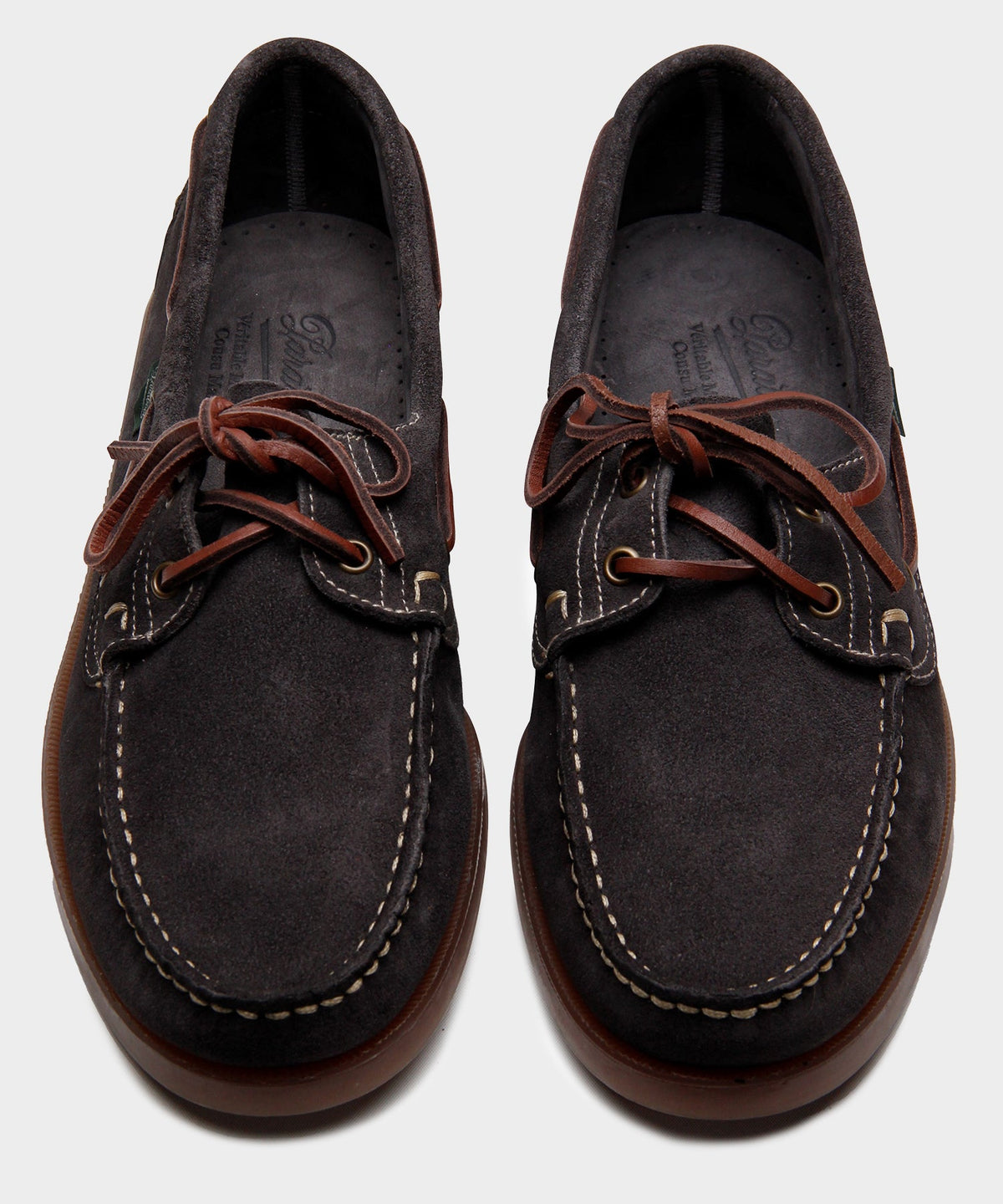 Todd Snyder Paraboot Barth Boat Shoe - Marine Blue