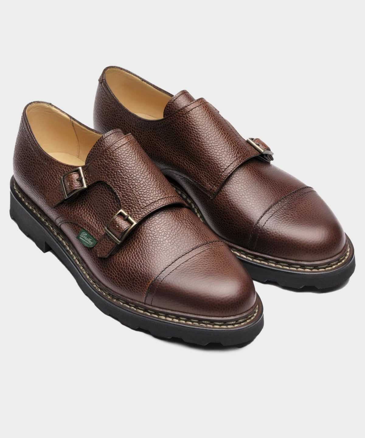 Todd Snyder Paraboot William Monk Strap Dress Shoe - Brown