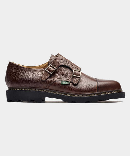 Todd Snyder Paraboot William Monk Strap Dress Shoe - Brown