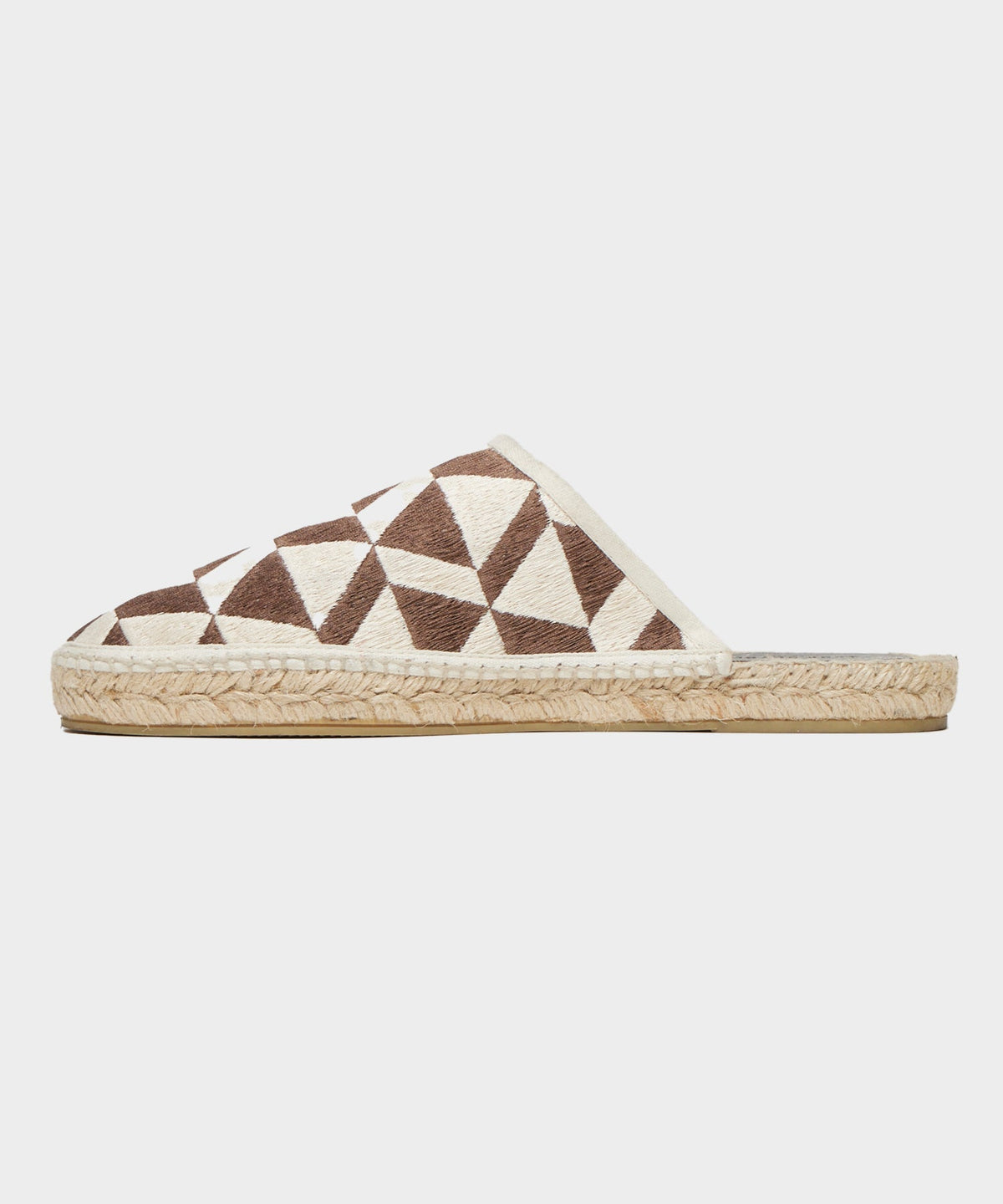 Todd Snyder Patterned Espadrille Mule - Tan