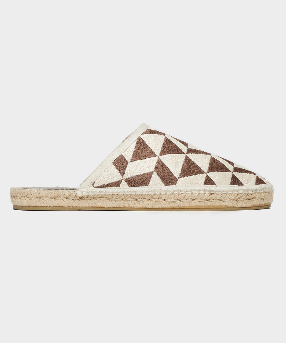 Todd Snyder Patterned Espadrille Mule - Tan