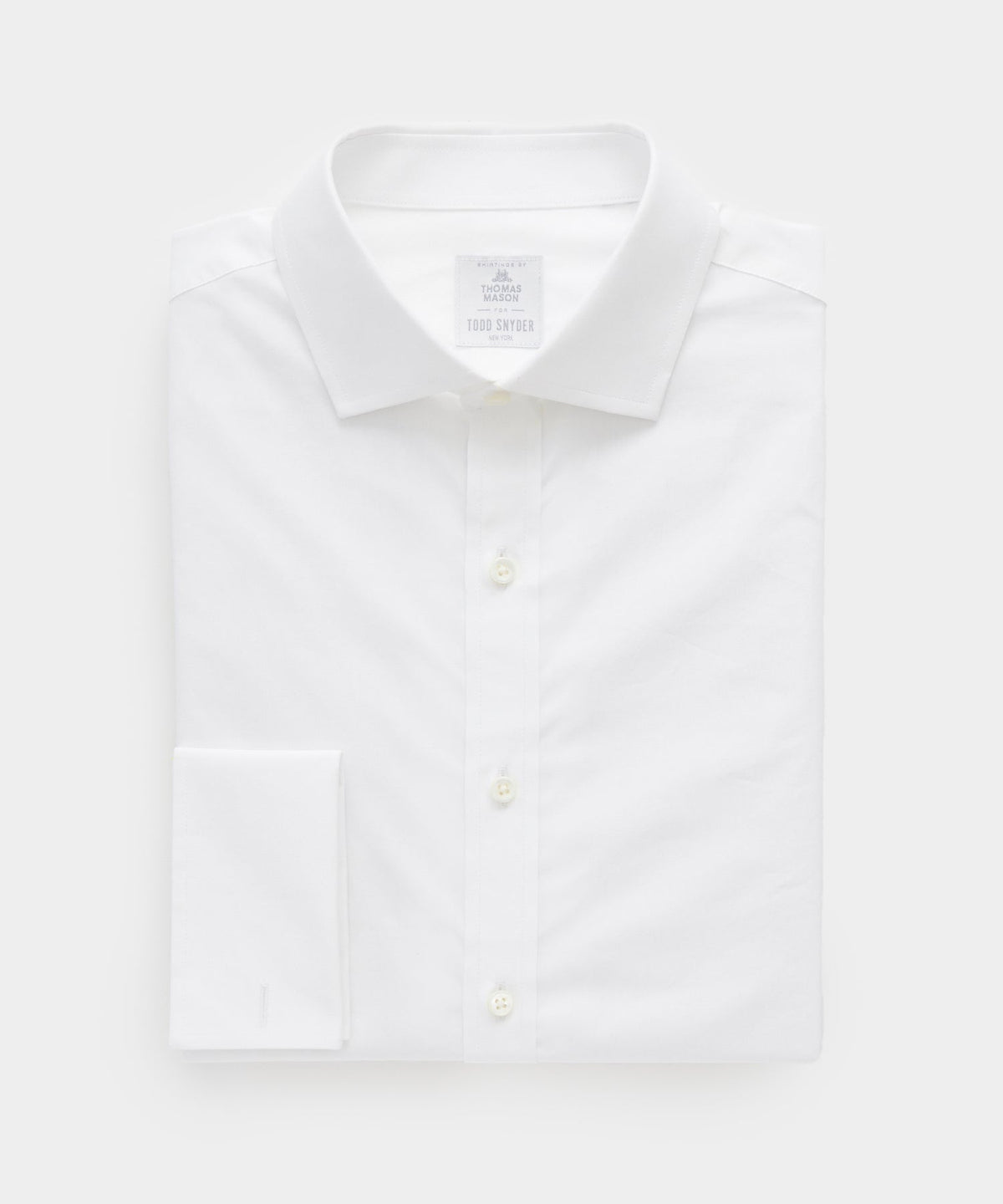 Todd Snyder Slim Fit Plain Front Tuxedo Dress Shirt - White