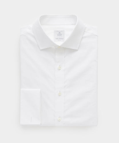 Todd Snyder Slim Fit Plain Front Tuxedo Dress Shirt - White