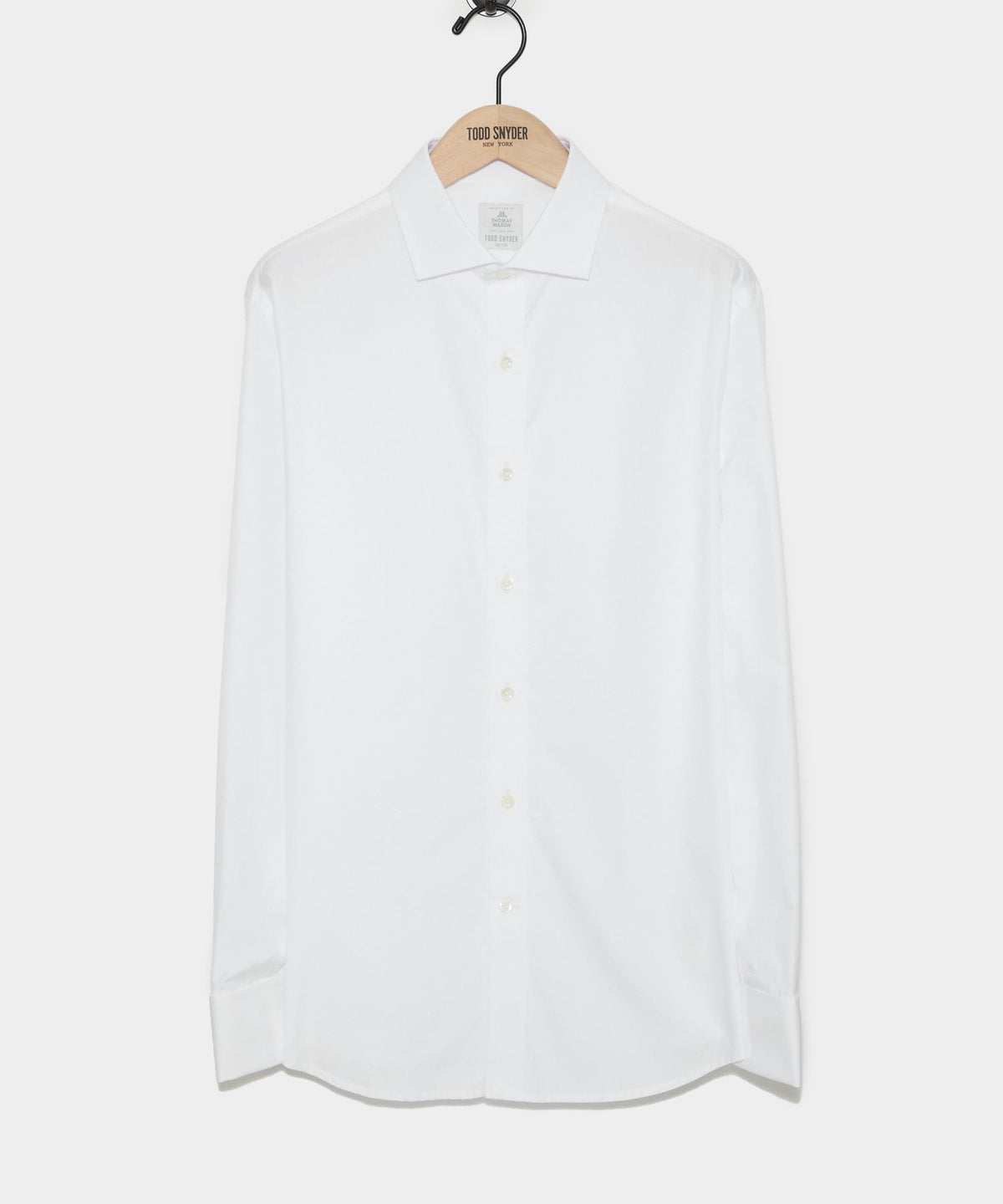 Todd Snyder Slim Fit Plain Front Tuxedo Dress Shirt - White