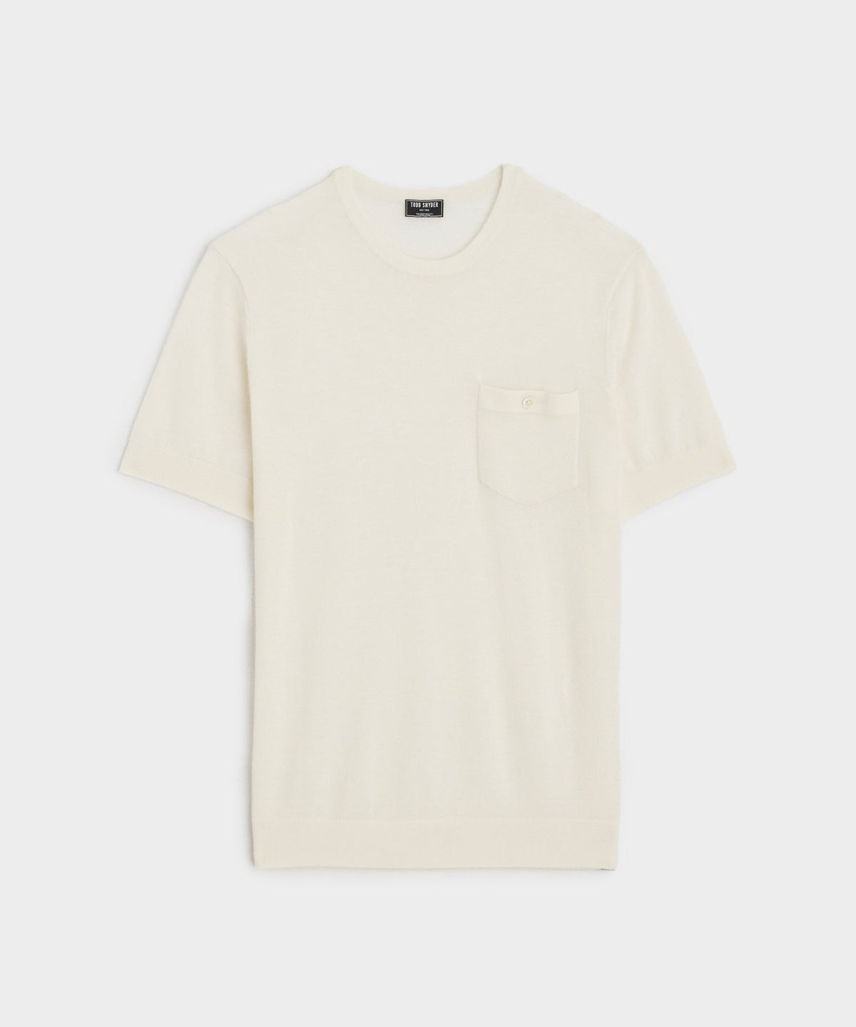 Todd Snyder Premium Cashmere Pocket Tee - Bisque
