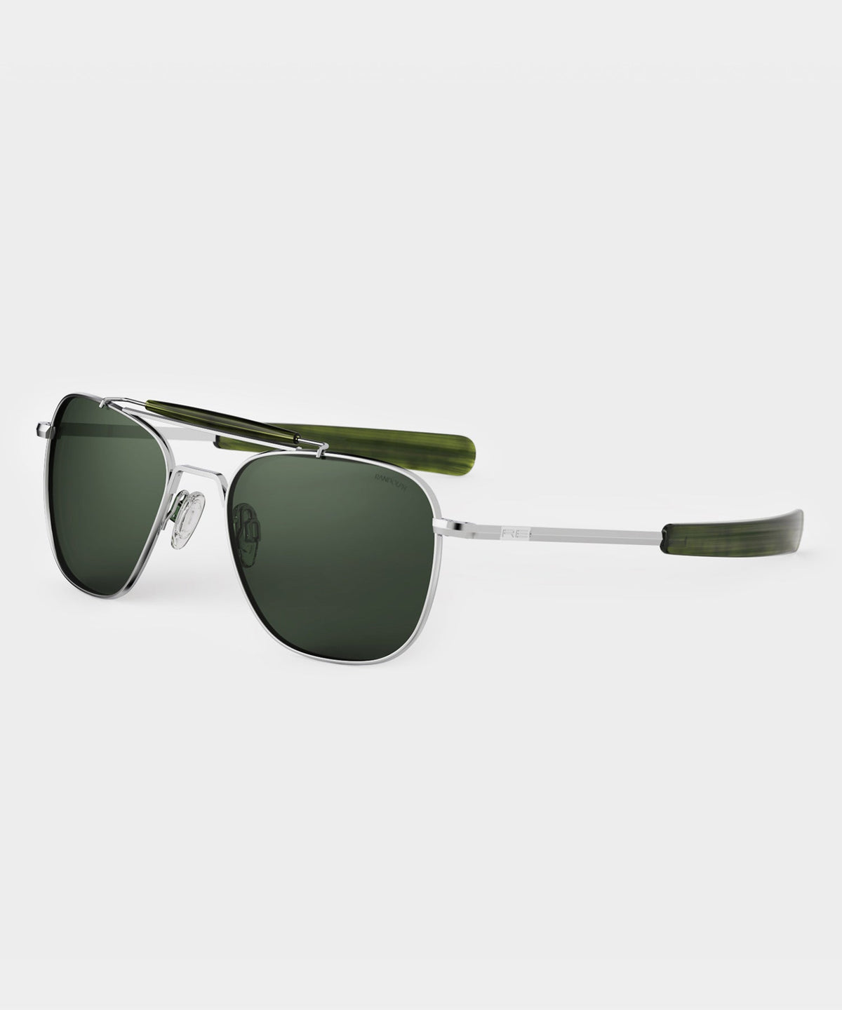Todd Snyder Randolph Glass Polarized Sunglasses AGX - Silver