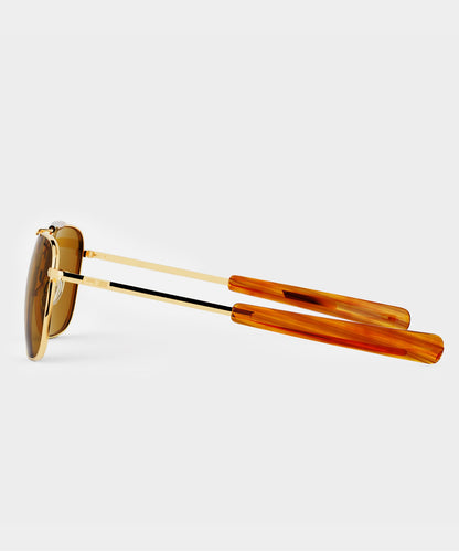 Todd Snyder Randolph Glass Polarized Sunglasses - Gold