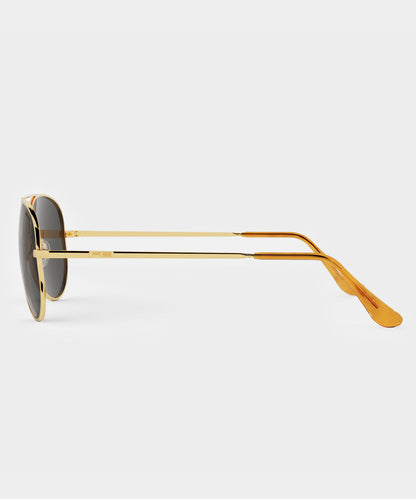 Todd Snyder Randolph Skytec Glass Polarized Sunglasses - Gold