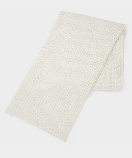 Todd Snyder Recycled Cashmere Half Cardigan Stitch Scarf - Cream