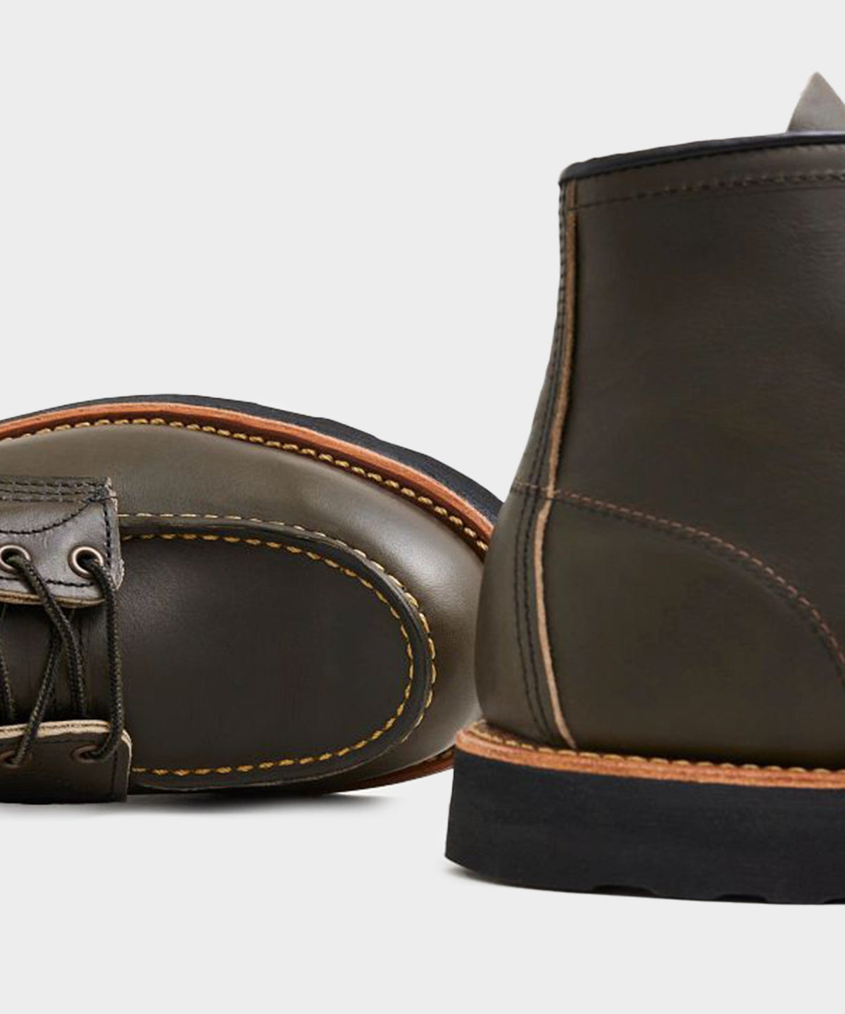 Todd Snyder Red Wing 6-in Classic Leather Moc Boot - Dark Olive