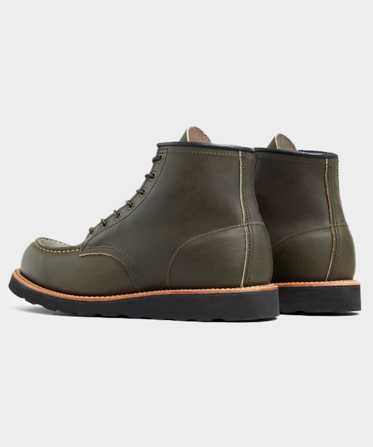 Todd Snyder Red Wing 6-in Classic Leather Moc Boot - Dark Olive