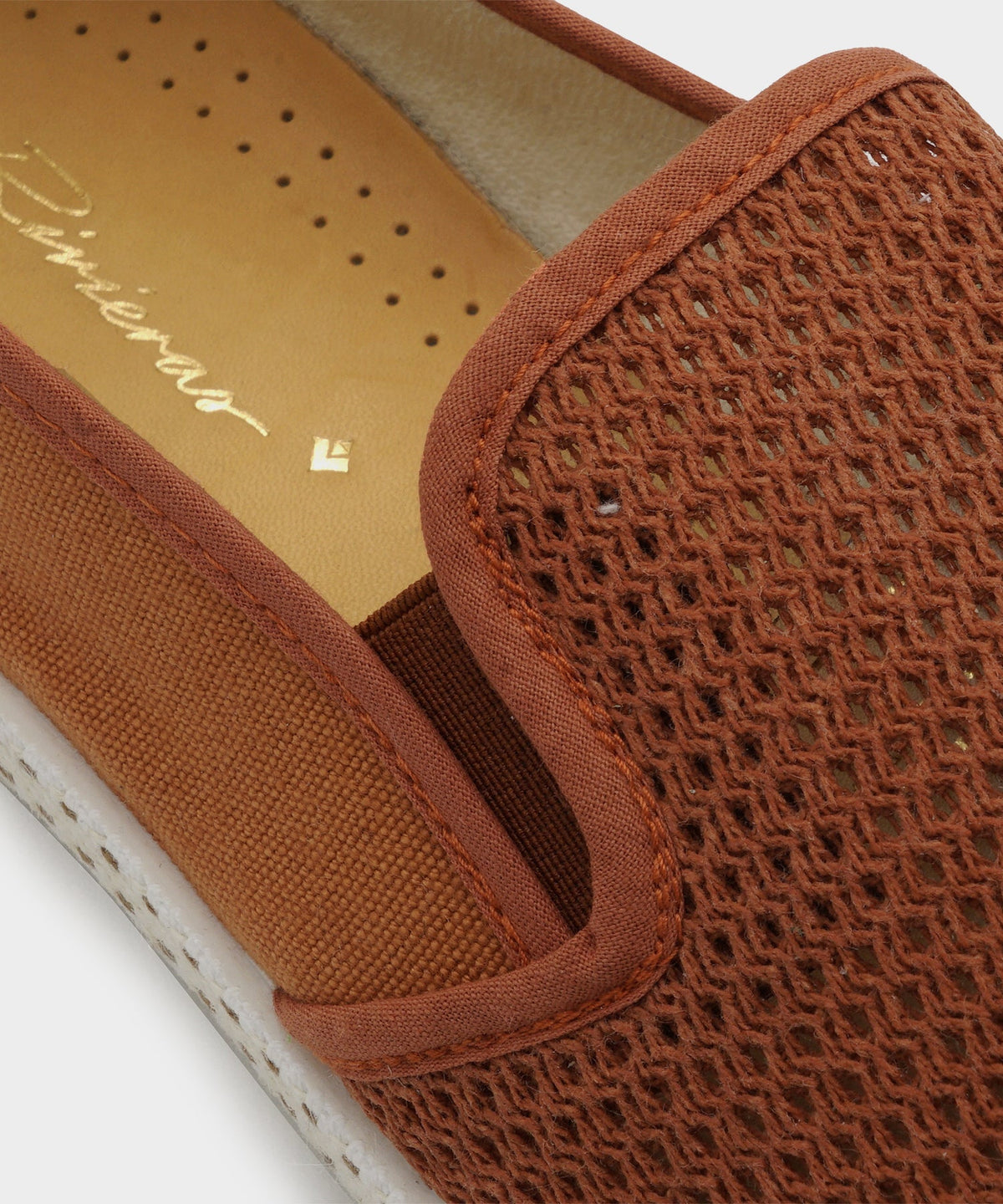 Todd Snyder Rivieras Classic Toile Espadrille - Tuscan Terracotta