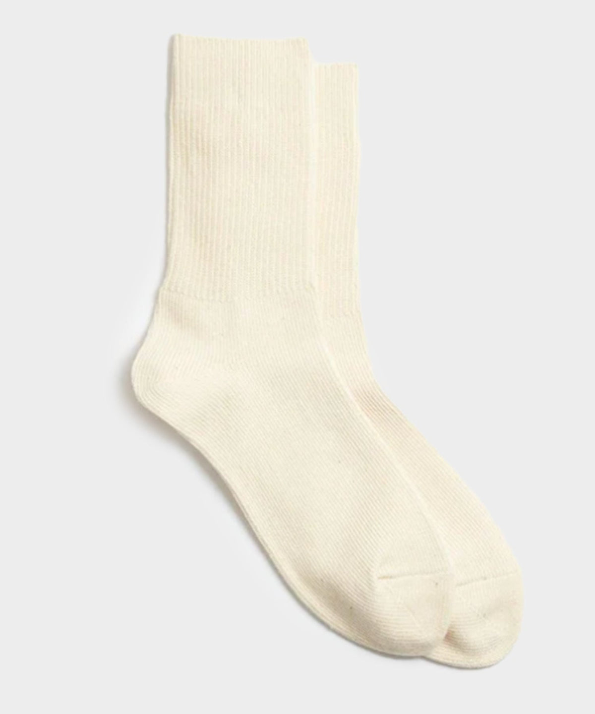 Todd Snyder RoToTo Organic Daily 3 Pack Crew Socks - Ecru
