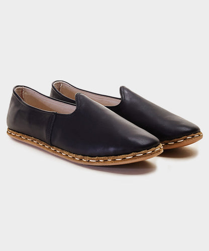 Todd Snyder Sabah Leather Shoe - Black